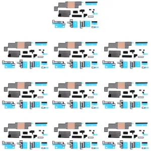 10-piece Mainboard Heat Sink Sticker Set with Fpc Foam Pads