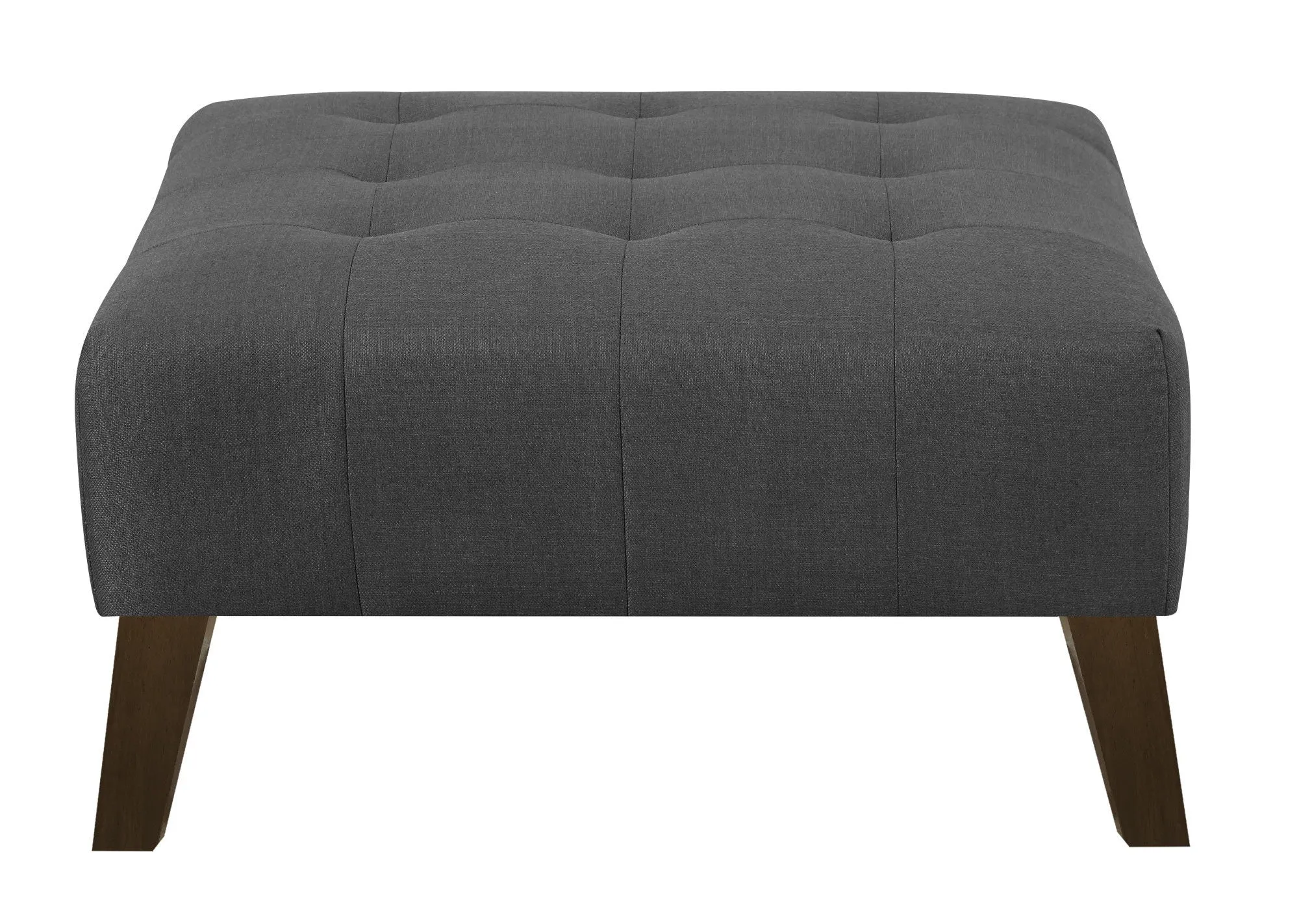 Browning - Square Ottoman - Gray by Couch.com