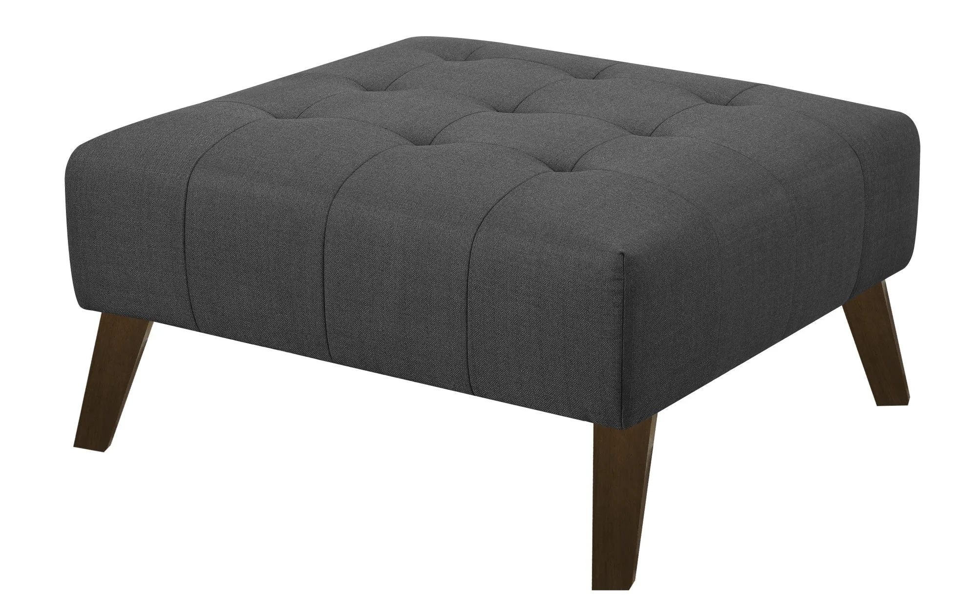 Browning - Square Ottoman - Gray by Couch.com