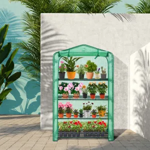 Extra Wide 4-Tier Mini Greenhouse for Indoor Outdoor40 x 20 x 63.5