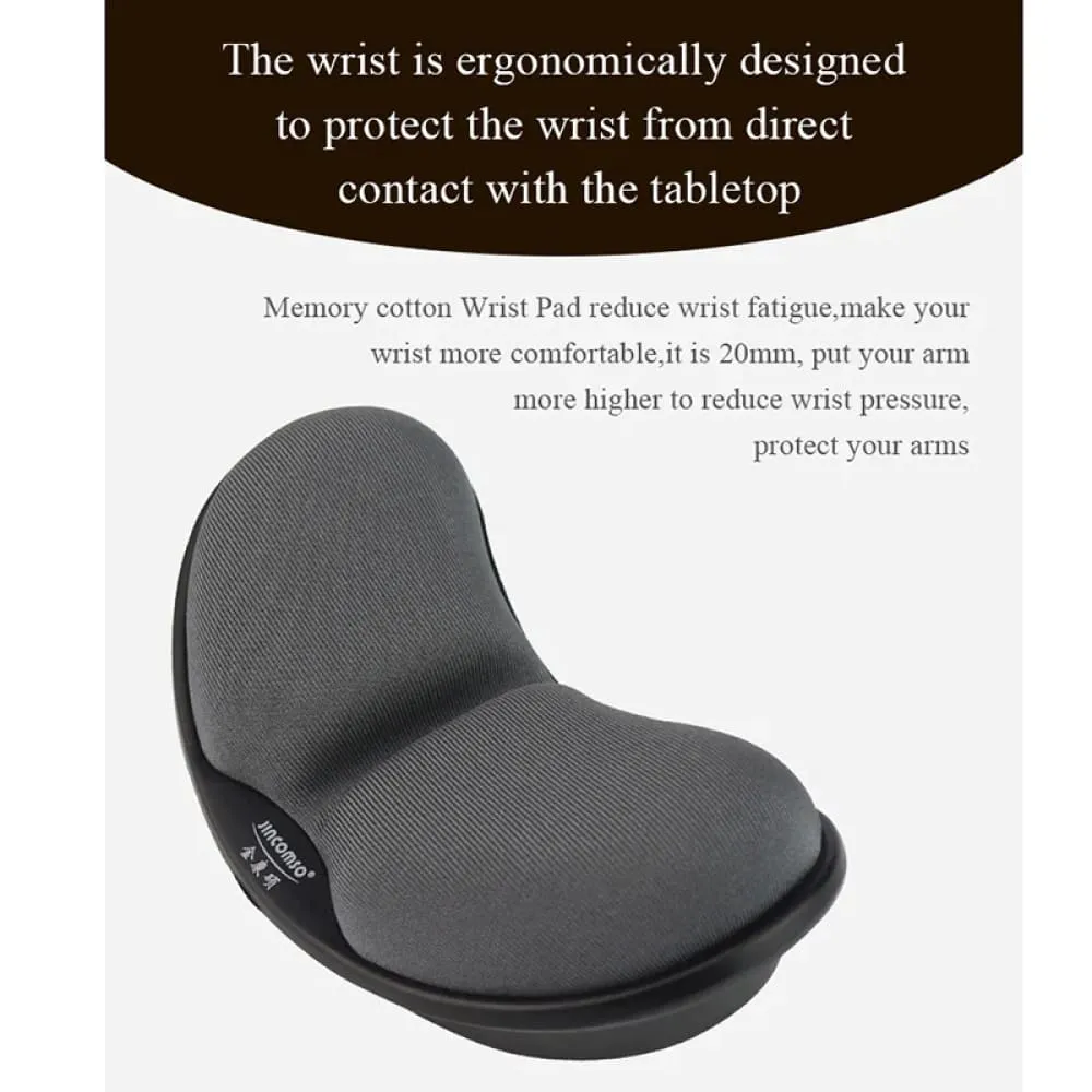 For Computer Laptop Desktop Anti-skid Memory Foam Support Wrist Rest Mat Ergonomic Mouse Pad