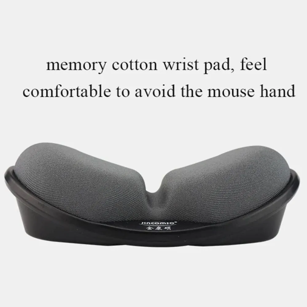 For Computer Laptop Desktop Anti-skid Memory Foam Support Wrist Rest Mat Ergonomic Mouse Pad