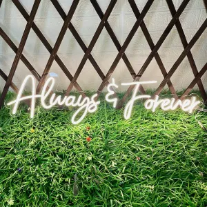 Insegna led neon Always Forever Neon Sign