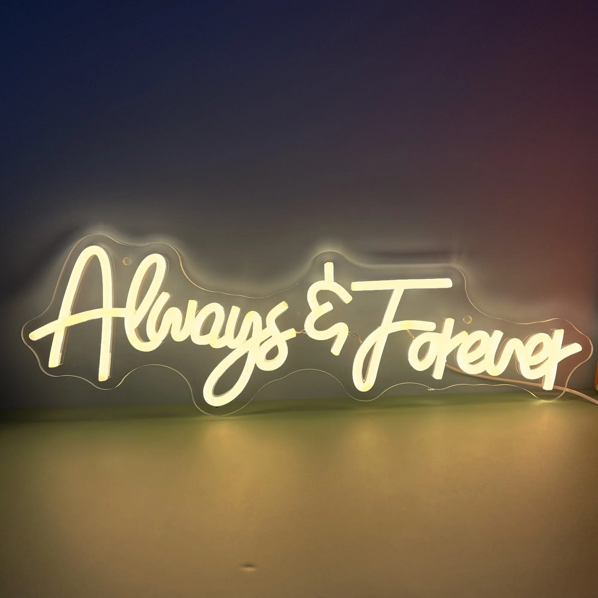 Insegna led neon Always Forever Neon Sign