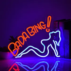 Insegna led neon Bada Bing Girls Neon Sign