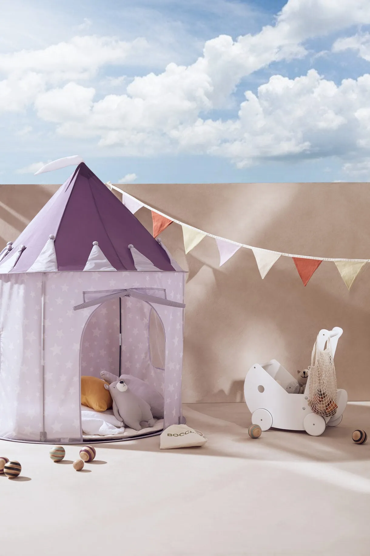 Kids Concept Play Tent Lilac Star