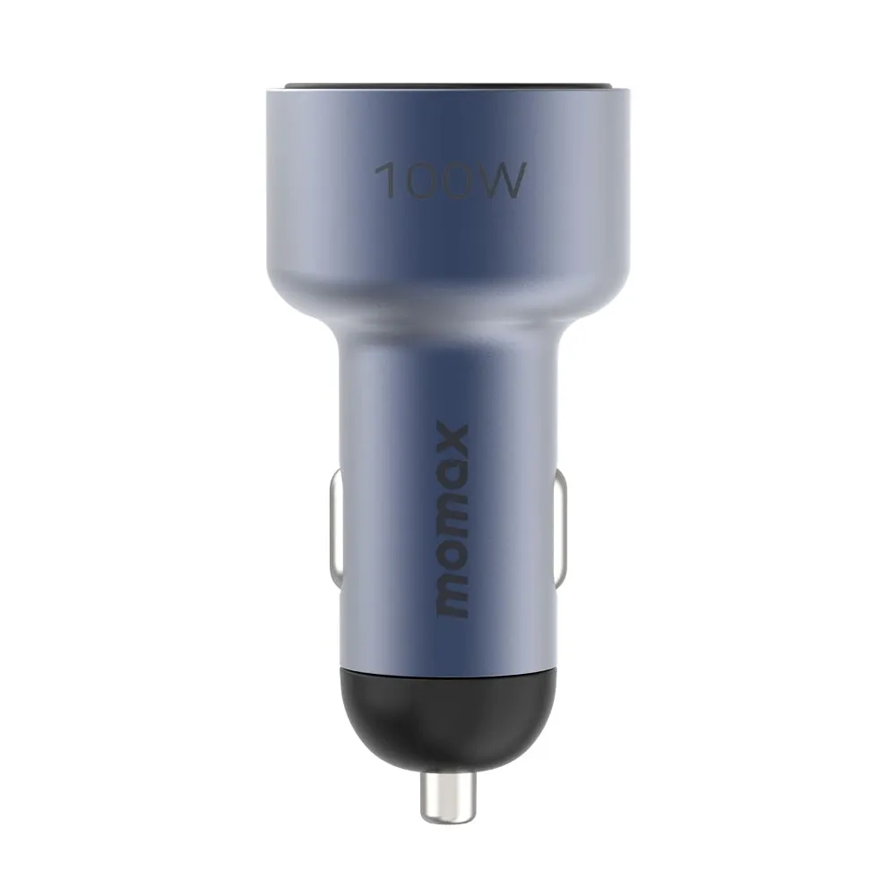 MOMAX MOVE 100W Triple-port Car Charger - Space Grey