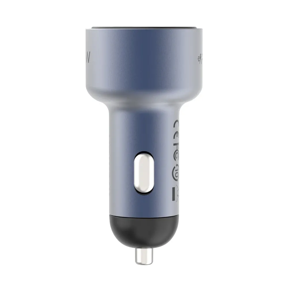 MOMAX MOVE 100W Triple-port Car Charger - Space Grey