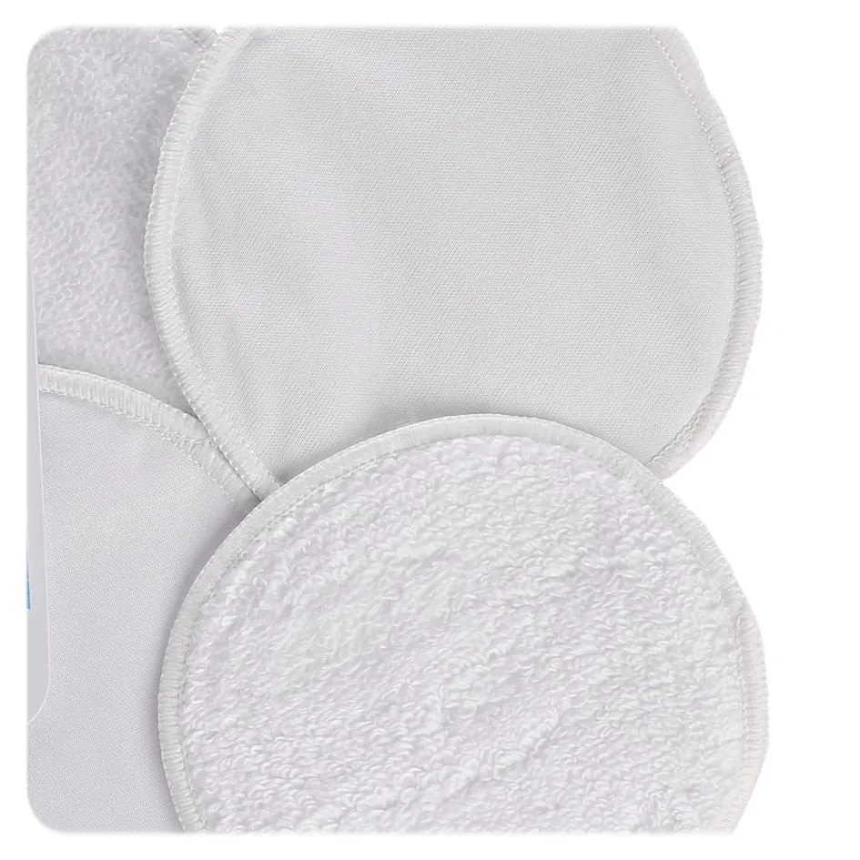 Organic Cotton Breast Pads - White (6 Pack)