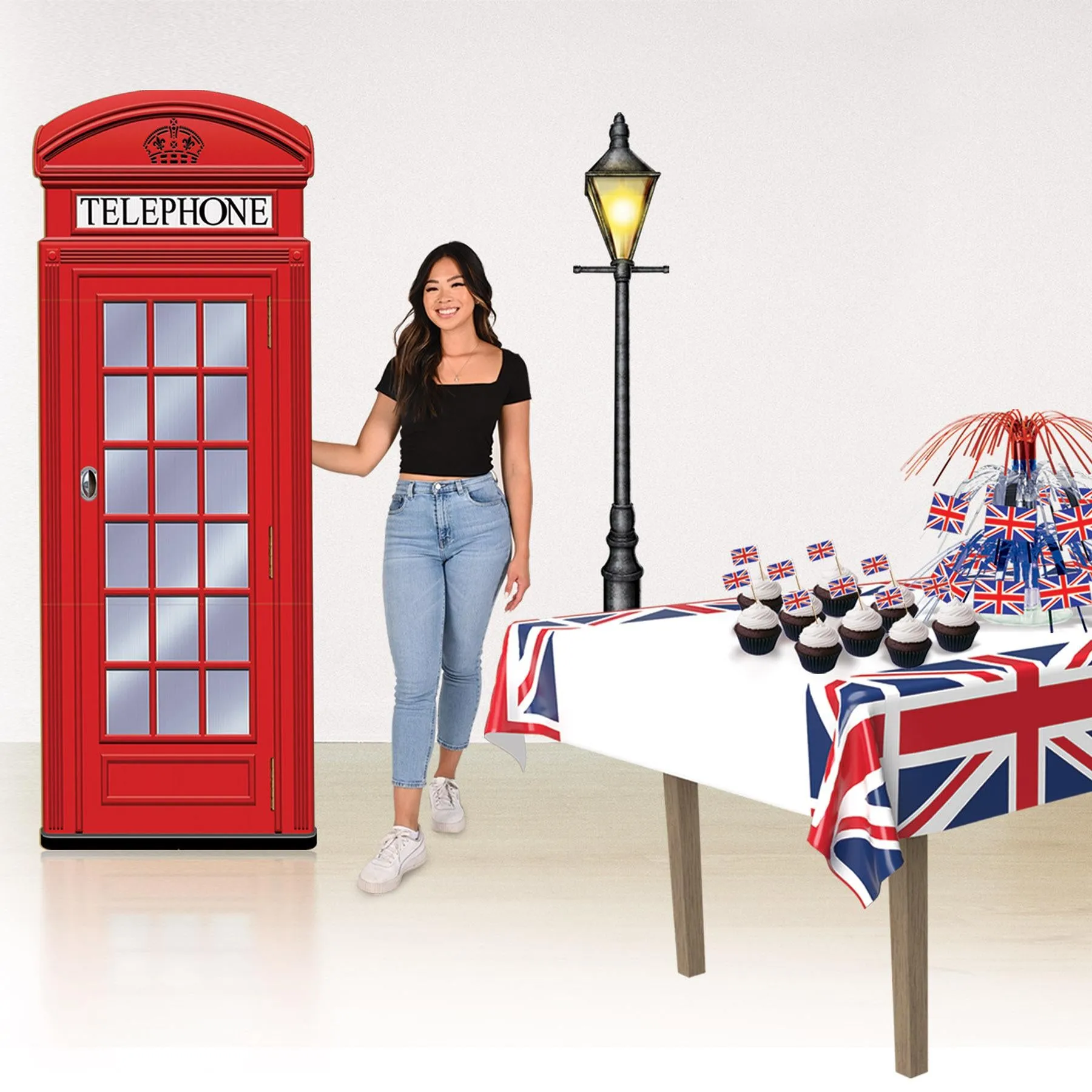 Phone Box Party Stand-Up Decoration