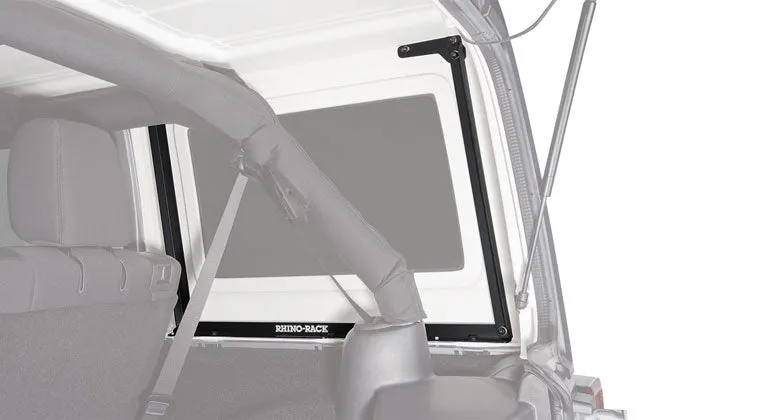 Rhino-Rack Heavy Duty RLT600 3 Bar Backbone Roof Rack Jeep Wrangler JK 07-18