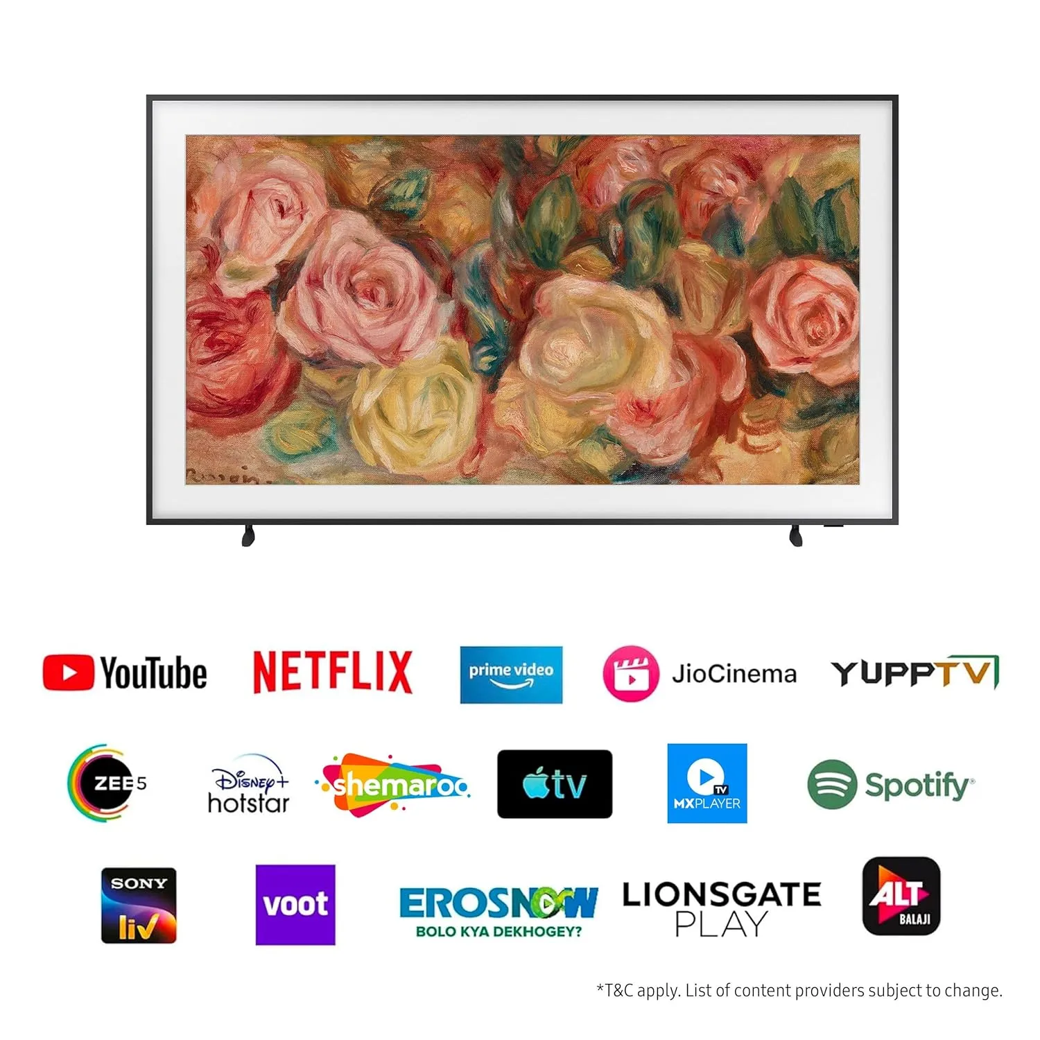 Samsung QA43LS03FAULXL  108 cm (43 inches) The Frame Series 4K Ultra HD Smart QLED TV 2025