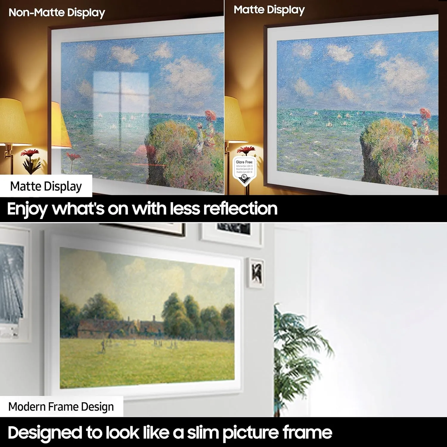 Samsung QA43LS03FAULXL  108 cm (43 inches) The Frame Series 4K Ultra HD Smart QLED TV 2025