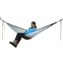 Single Hammock for Travelling Hiking Treking with Attached