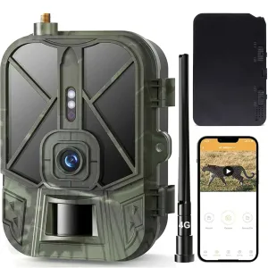 Suntekcam 4G HD Live Video Trail Camera  50MP 4K Wireless with APP Control & Cloud Service
