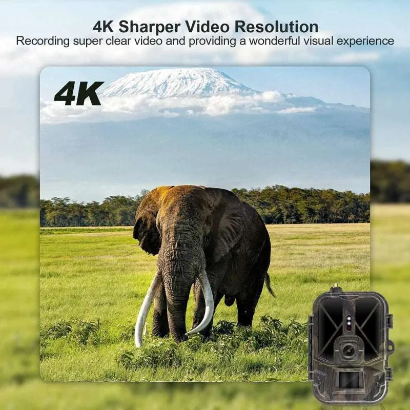 Suntekcam 4G HD Live Video Trail Camera  50MP 4K Wireless with APP Control & Cloud Service