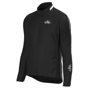 Treriksrset Black Men's Cycling Wind/Pack Jacket